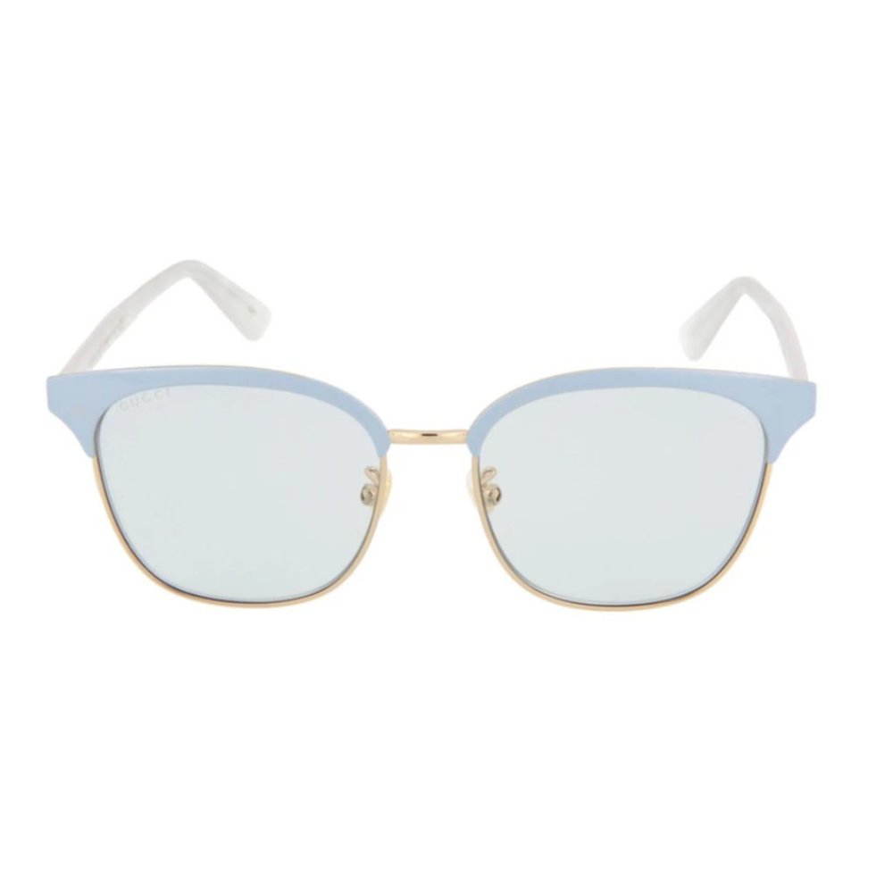 Gucci Round Blue & White Sunglasses - Picture 1 of 3